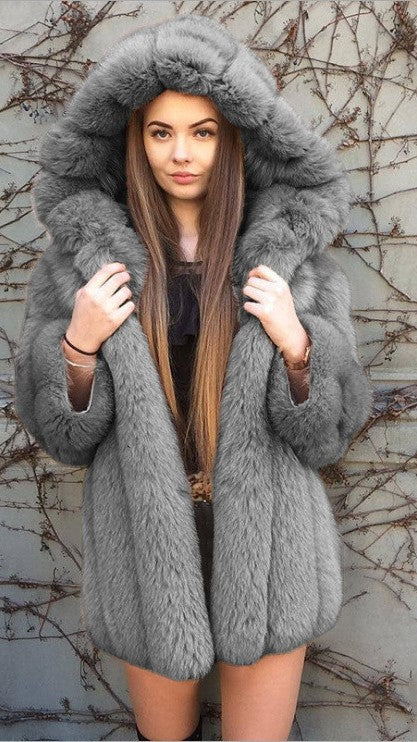Elegant Hooded Coat