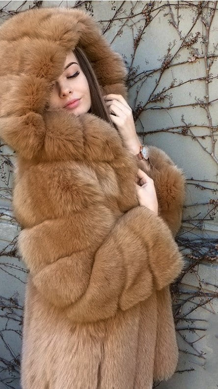 Elegant Hooded Coat