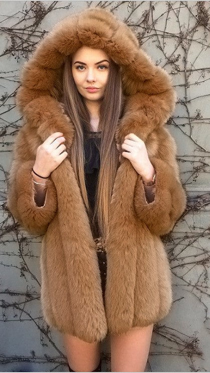 Elegant Hooded Coat