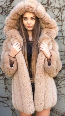 Elegant Hooded Coat