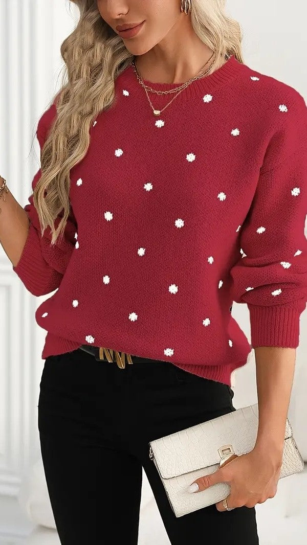 Polka Dot Sweater