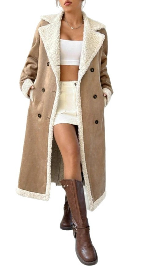 Fashionable Velvet Warm Coat