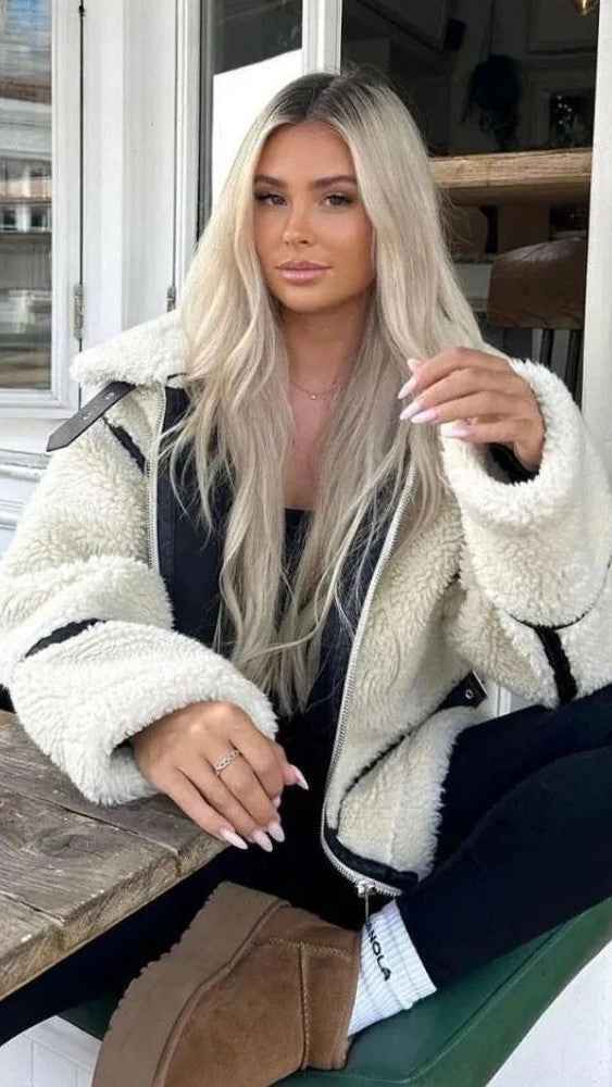 Soft Patchwork Fashion Jacket